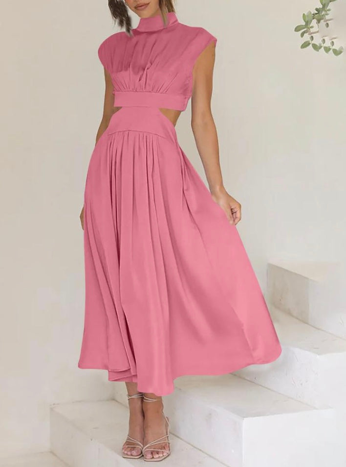 Women's Sleeveless Gown with Cut Away Sides