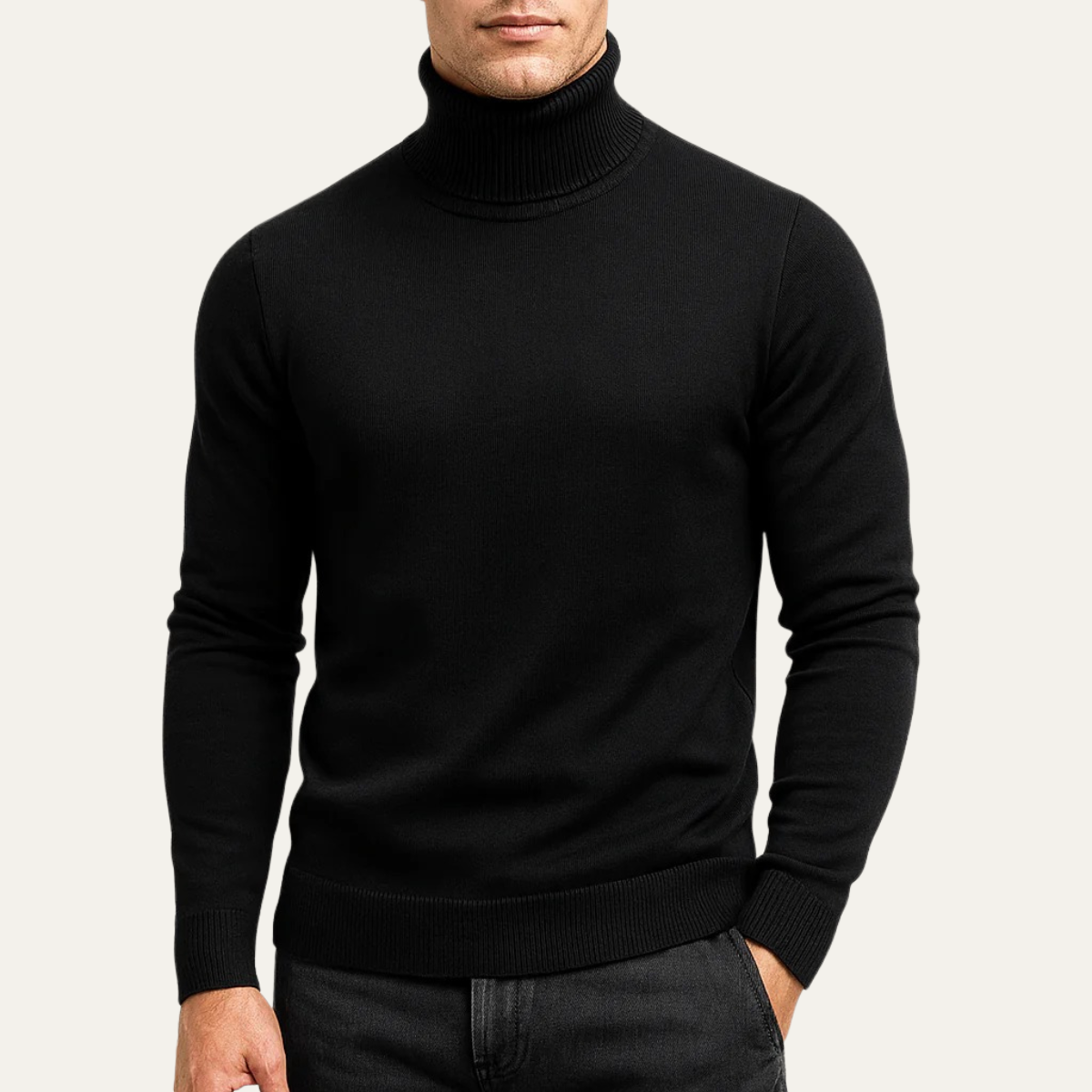 The Banbury Men's Classic Turtleneck Knit Jumpers