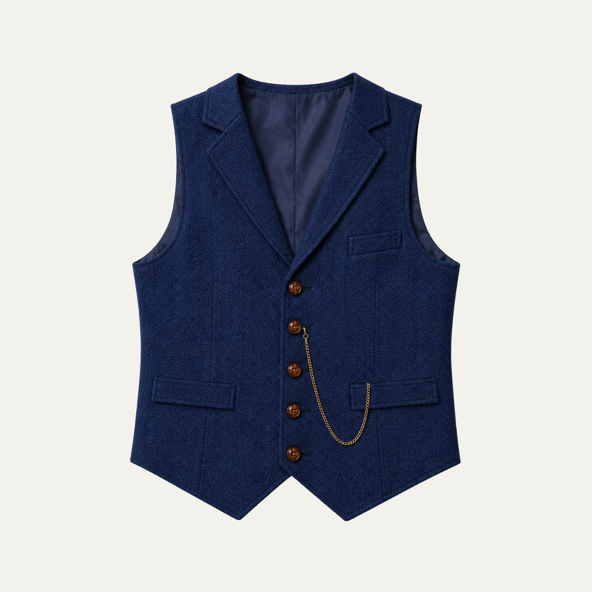 The Glendale Men’s Classic Tailored Tweed Waistcoat Gilet