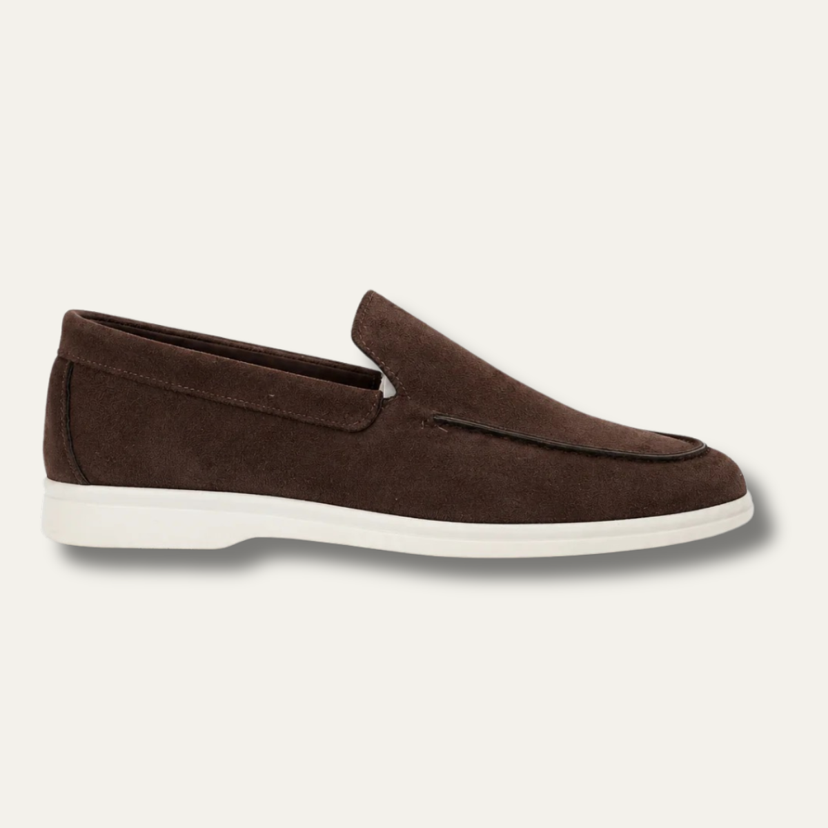 The Sheridan Men's Lightweight Slip On Suede Loafers - Brown