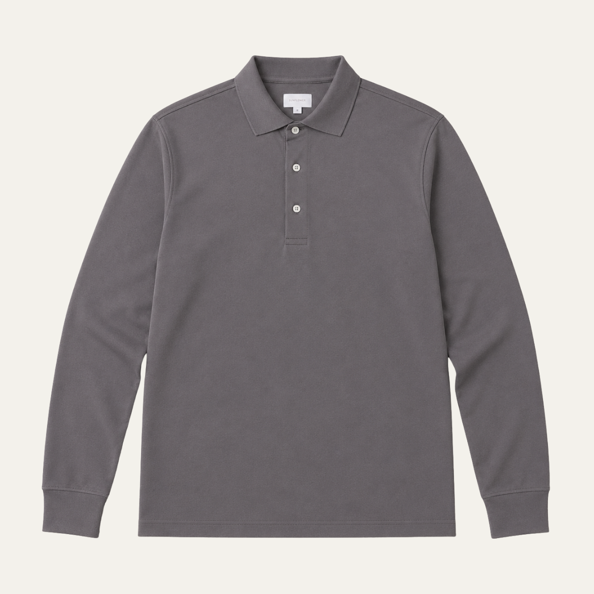 The Rodeo Drive Men's Smart Casual Cotton Polo Shirt - Taupe