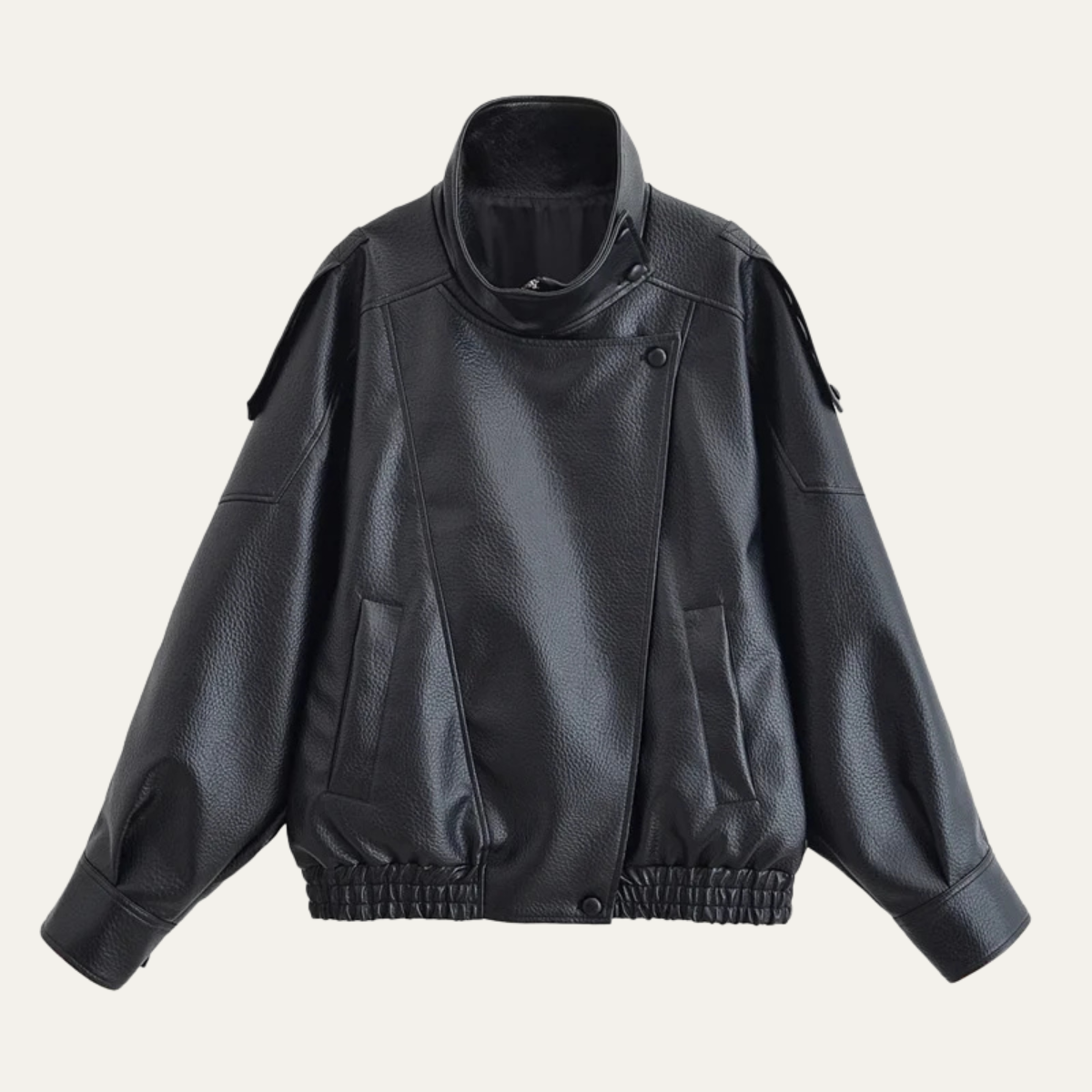 Women's Bomber Jacket – Classic High Collar Jacket