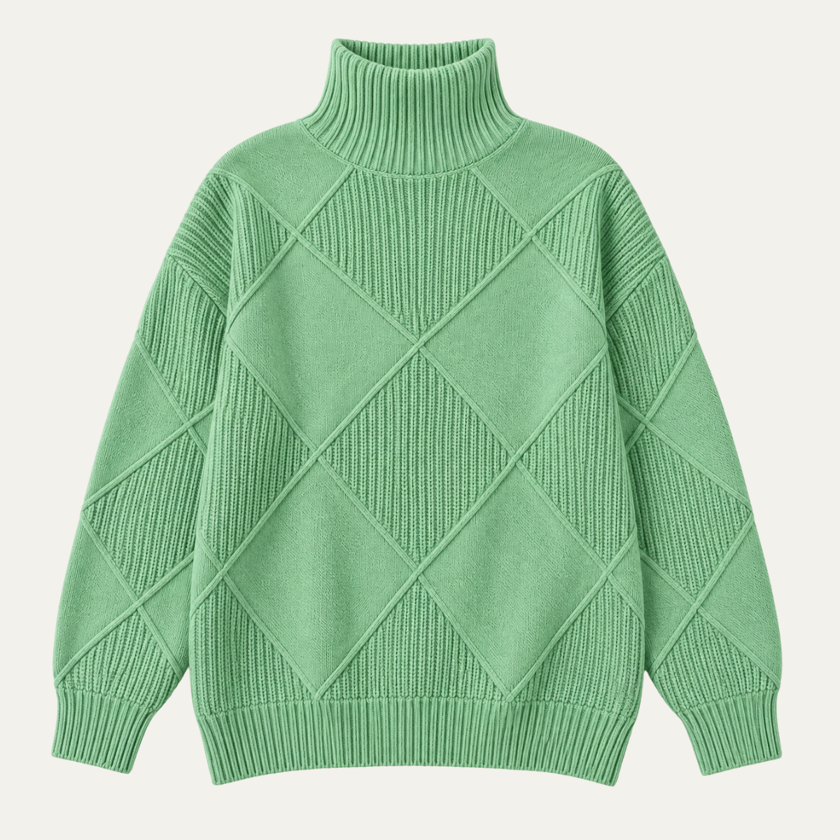 Women's High Neck Jumper – Soft Knitted Jumper