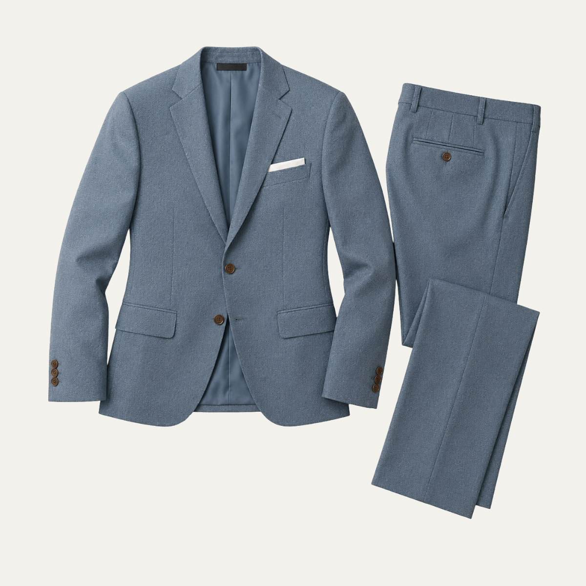 The Amagansett Men's Business Slim Fit Two Piece Suit Set