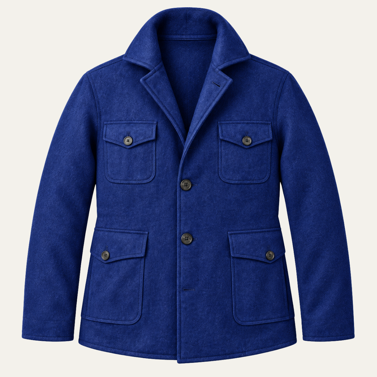 The Grosvenor Men's Multi Pocket Wool Blend Jacket