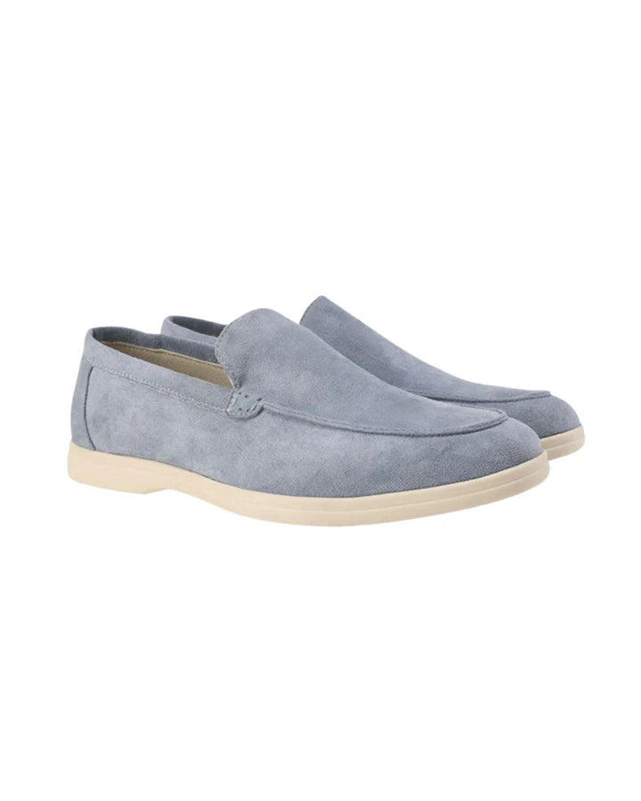 The Venetian Men's Trendy Suede Slip On Loafers