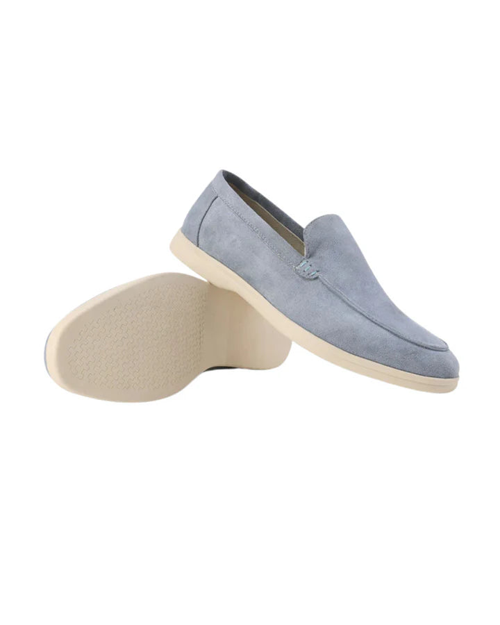 The Venetian Men's Trendy Suede Slip On Loafers