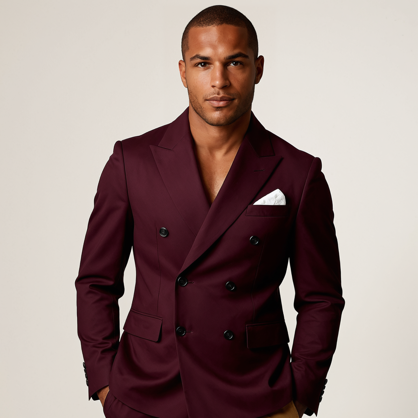 Men’s Double Breasted Suit – The Desenzano - Timeless Formal Jacket and Trousers Set (kopie)