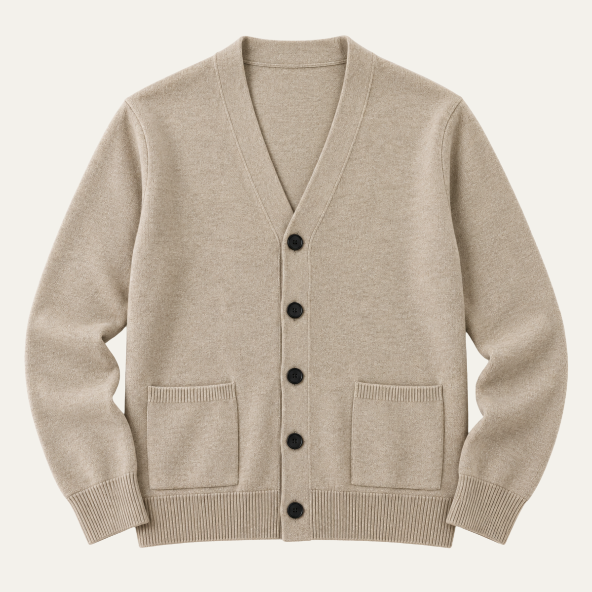 The Richmond Men's Button Neck Henley Knit Jumper