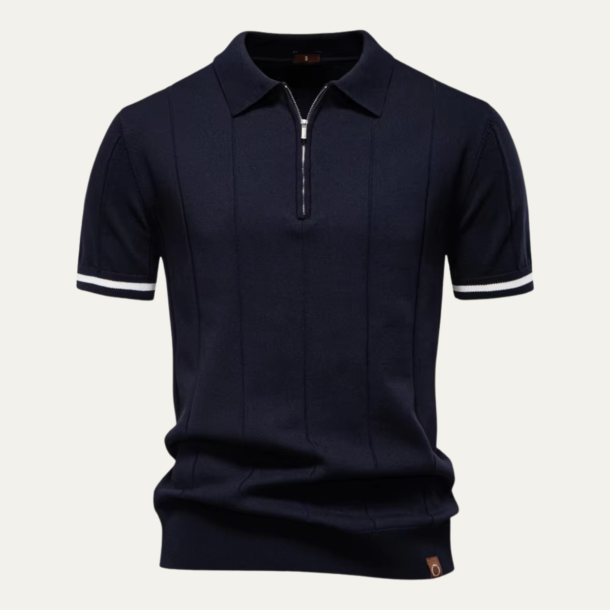 Men’s Quarter Zip Polo Shirt