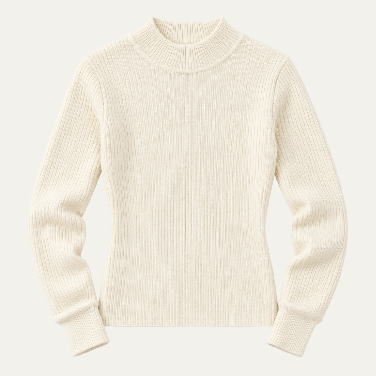 Women's Wool Semi High Neck Knit