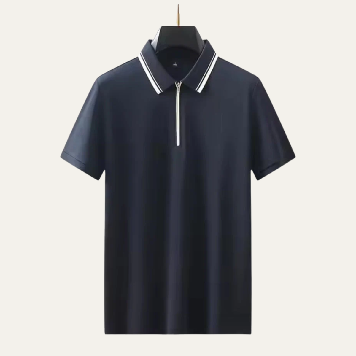 The Ridgefield Men’s Modern Quarter Zip Polo Shirt