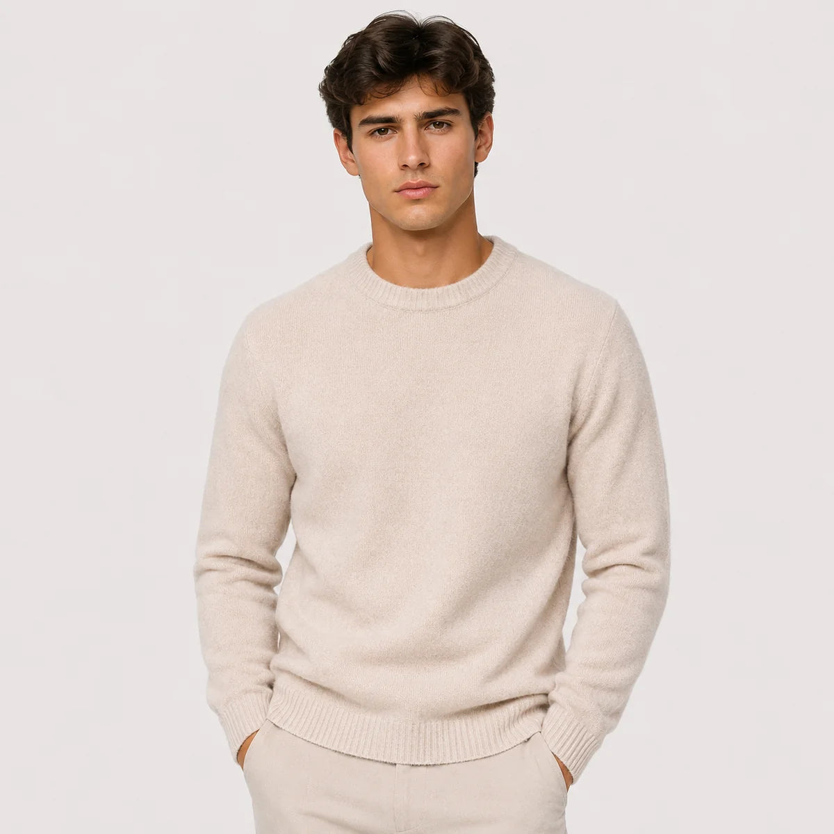 The Malibu Sunset Men’s Classic Trendy Neck Jumpers