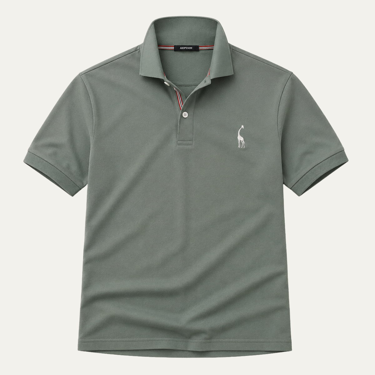 The Pienza Men's Elegant Embroidered Cotton Polo Shirt