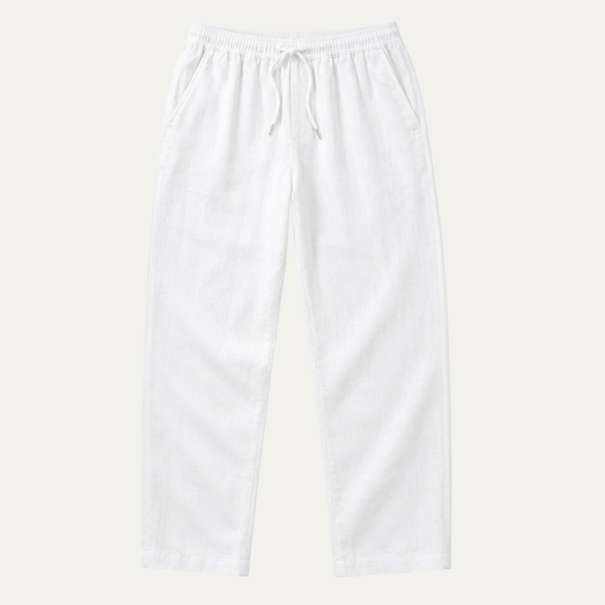 The Cremona Men's Relaxed Fit Linen Drawstring Trousers