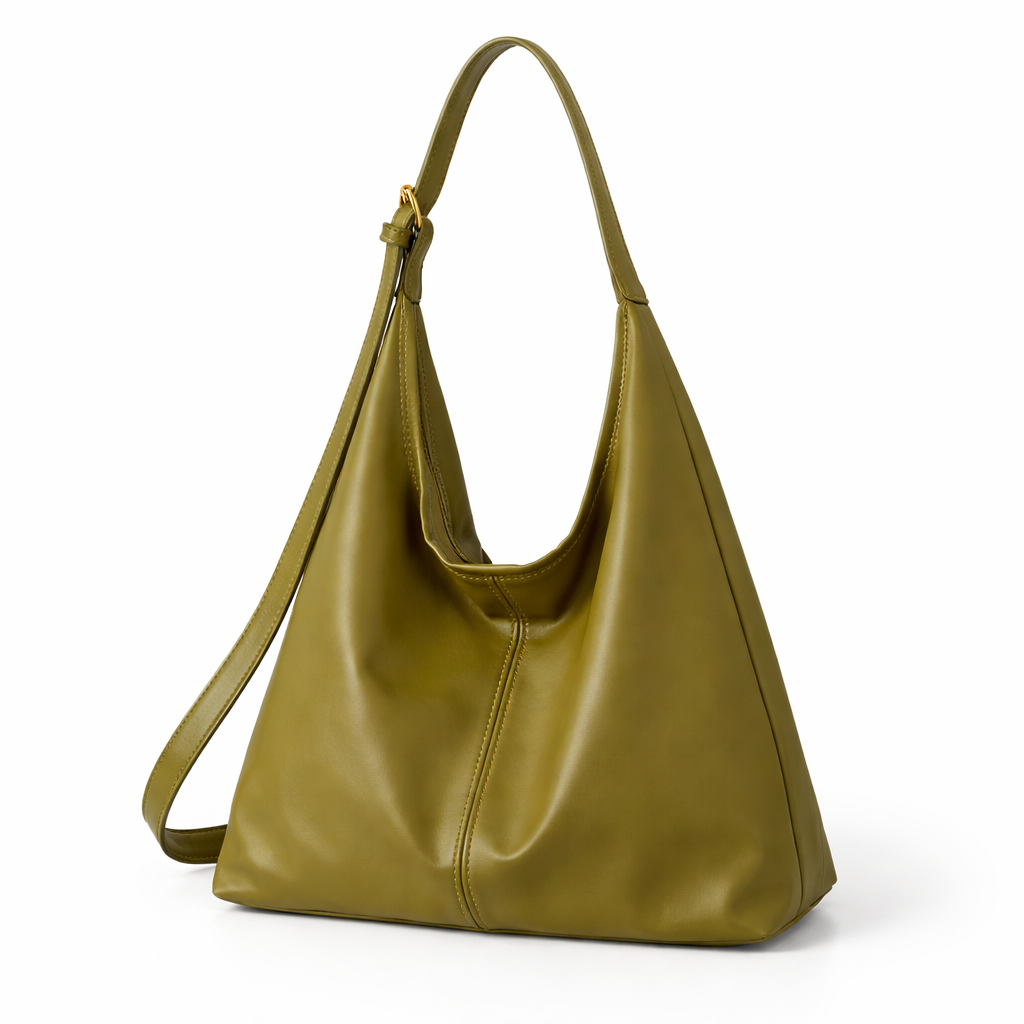Women's Shoulder Bag – Oversized Minimalist Vegan Leather Bag