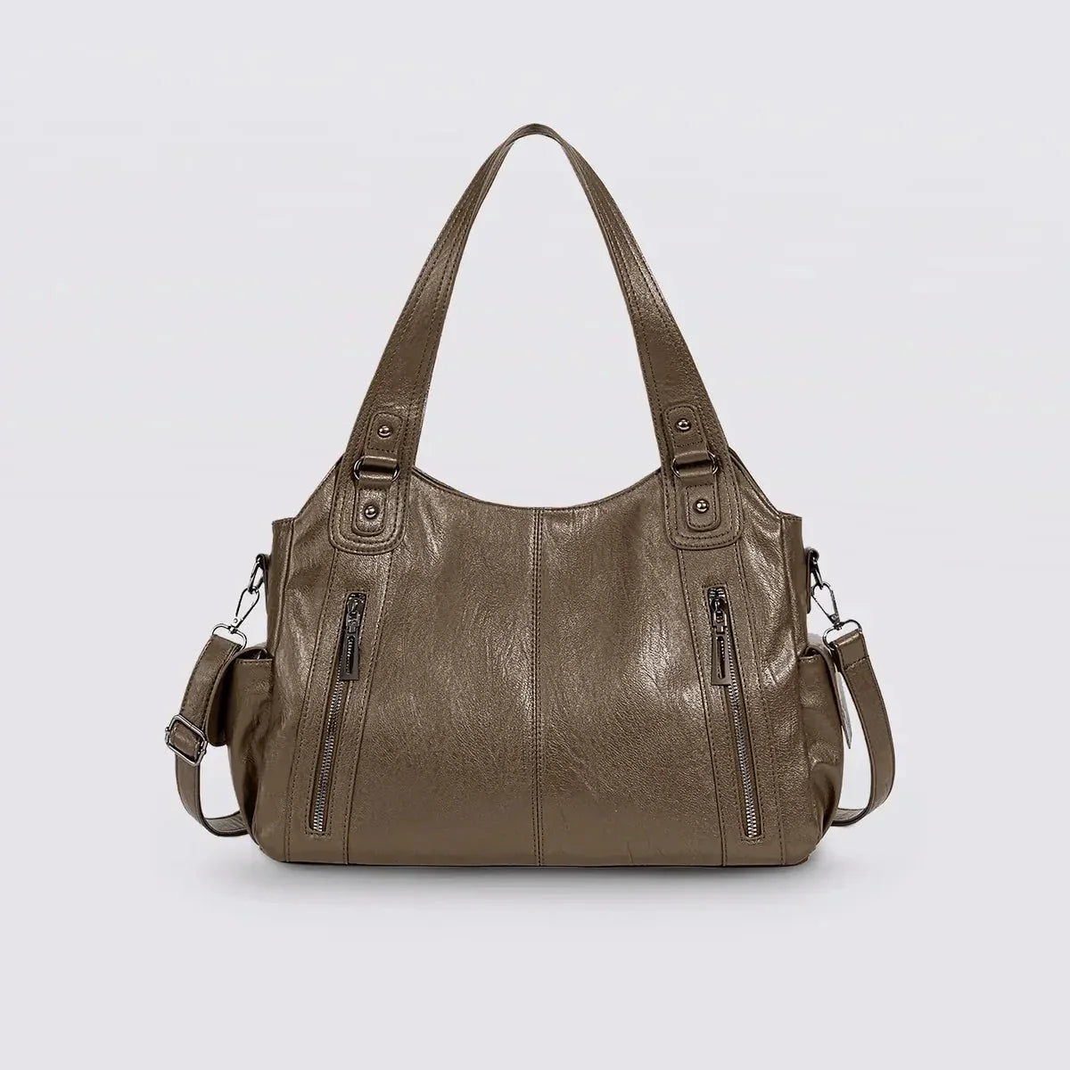 Large Tote Bag – Roomy Vegan Leather Shoulder Bag for Women