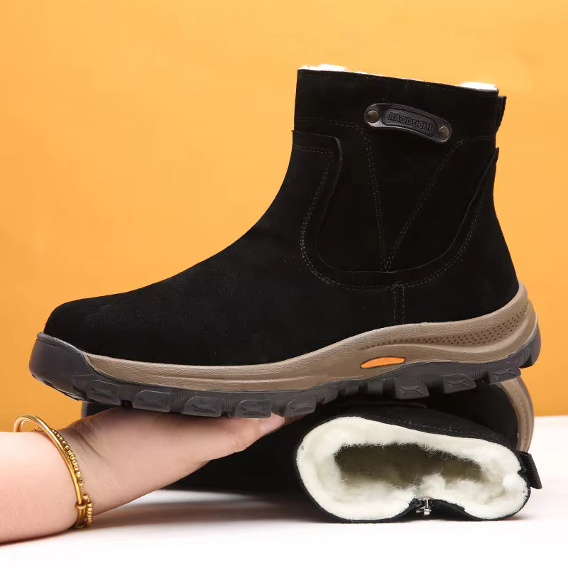 The Bruton Men's Shearling Lined Non Slip Winter Boots