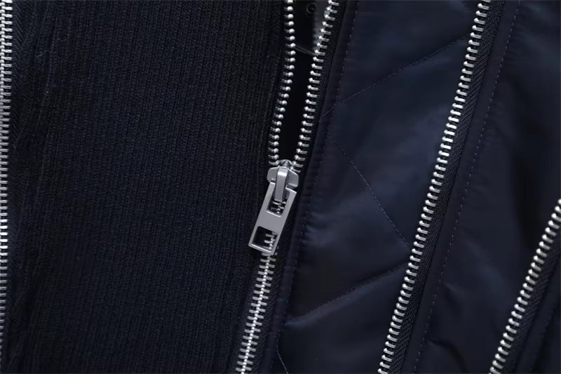 Women's Cropped Bomber Jacket – Zip Up Jacket