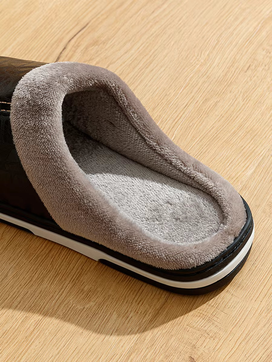 The Maida Vale Men's Fleece Lined Slip On Slippers