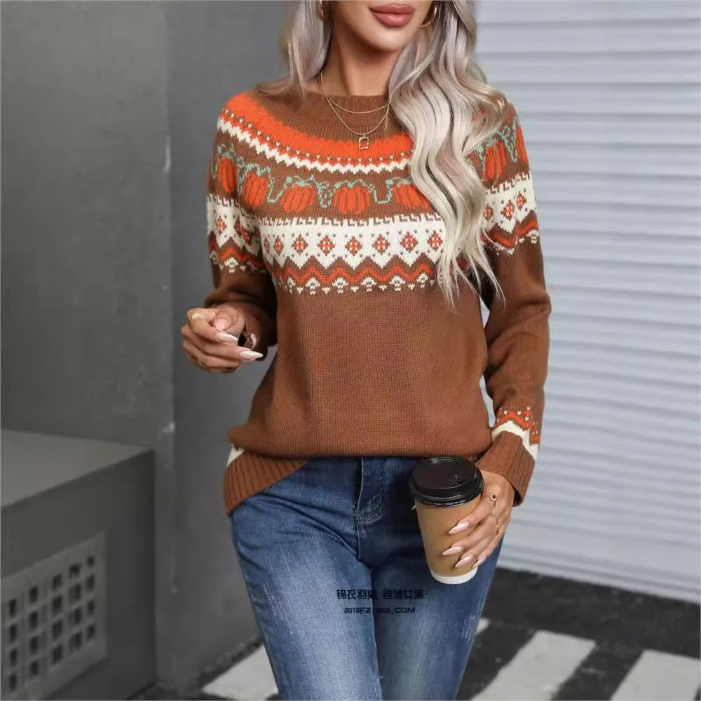 Women's Relaxed Crew Neck Knit