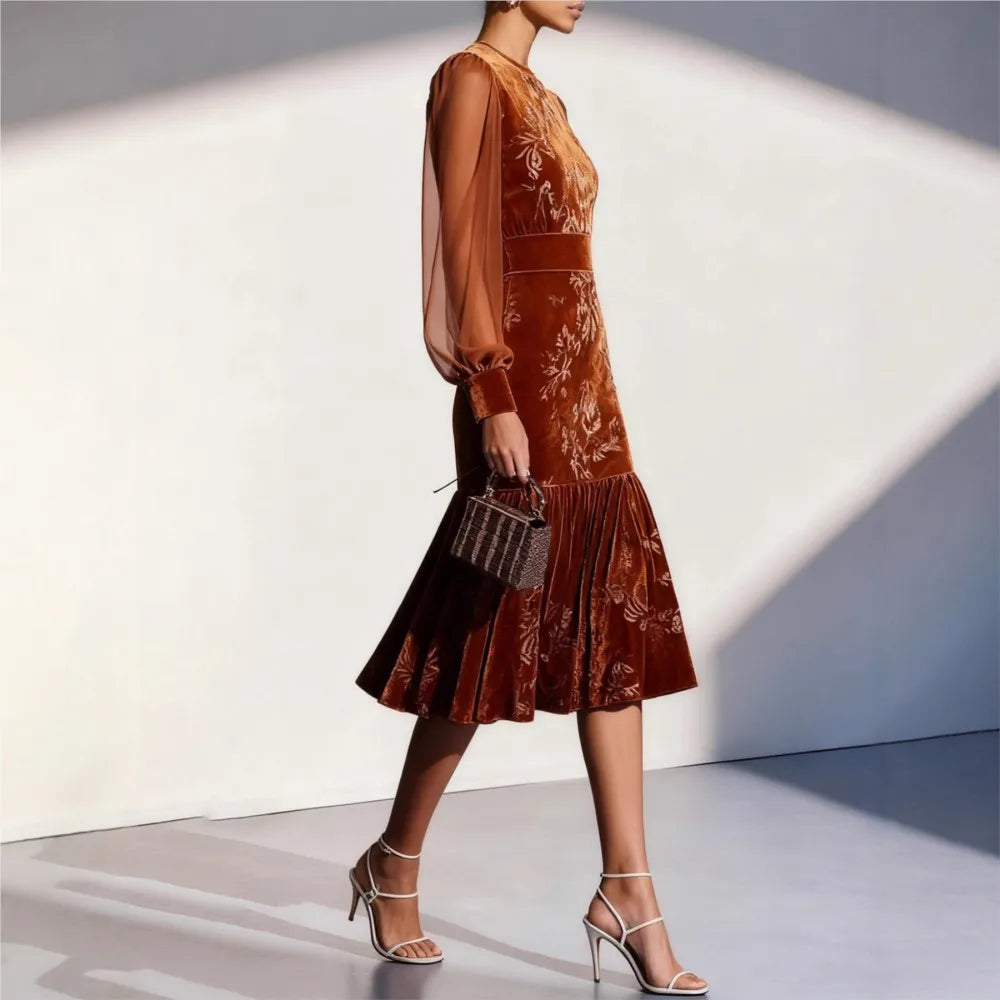 Women's Velvet Occasion Dress