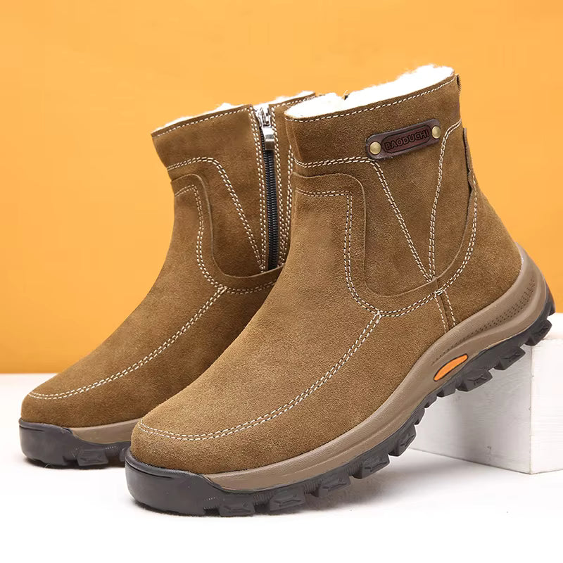 The Bruton Men's Shearling Lined Non Slip Winter Boots