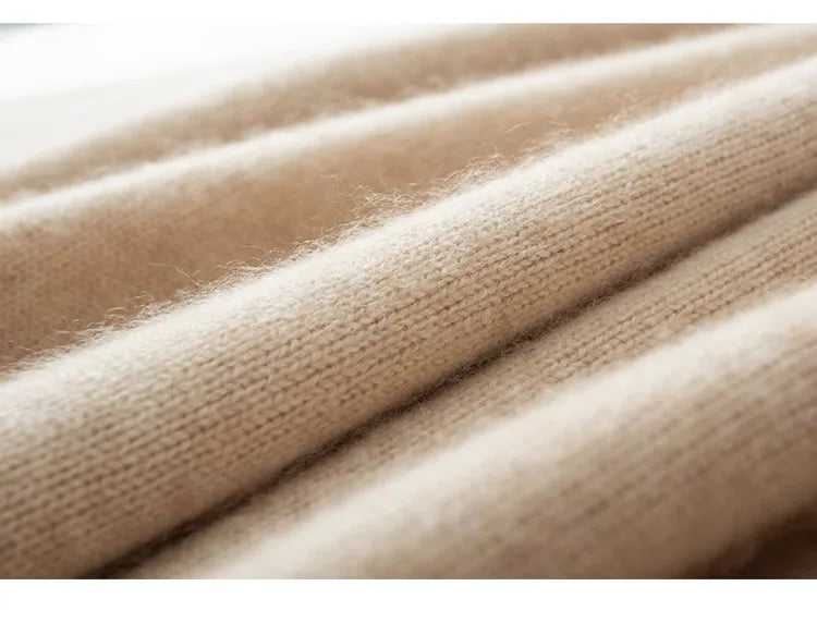 Women's Cashmere Blend High Neck Knit