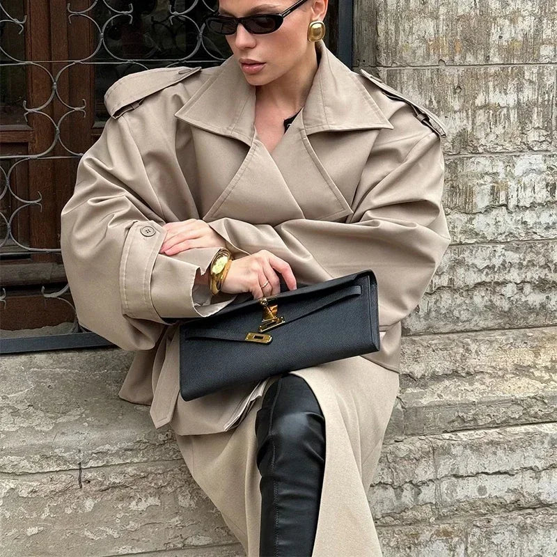 Women's Belted Lace Up Jacket