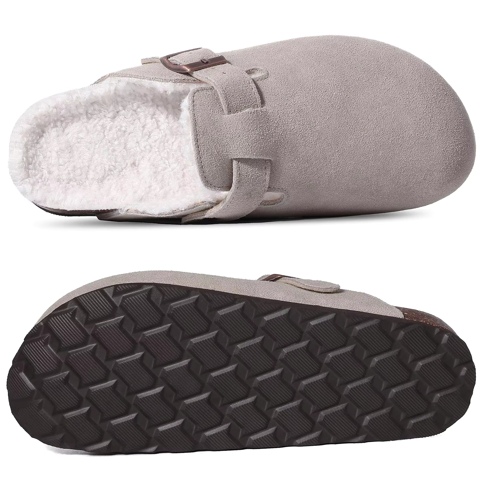 The Canonbury Men's Fleece Lined Buckle Winter Clogs