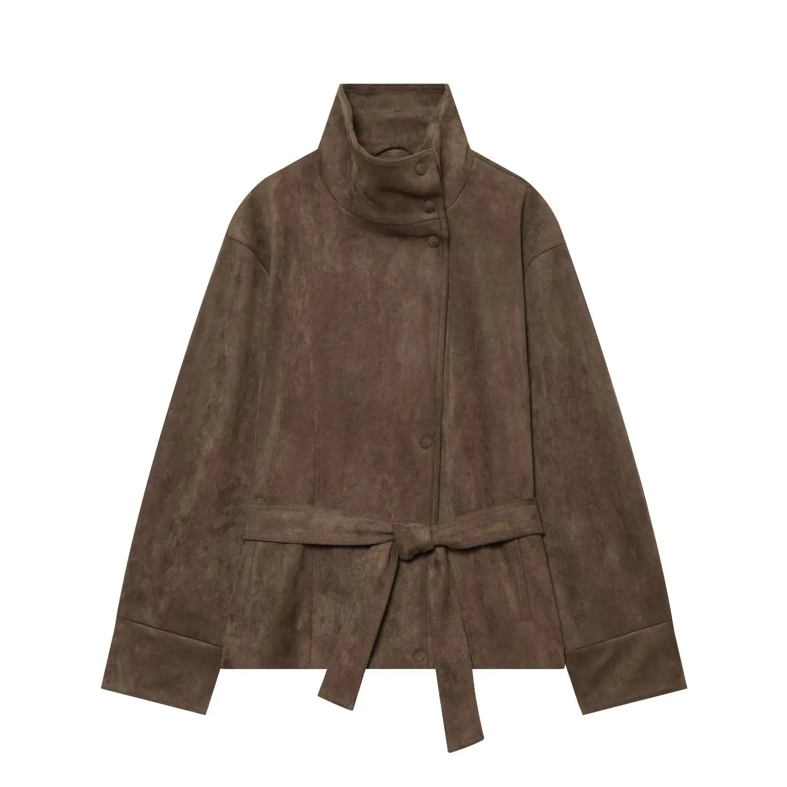 Women's Belted Faux Fur Coat