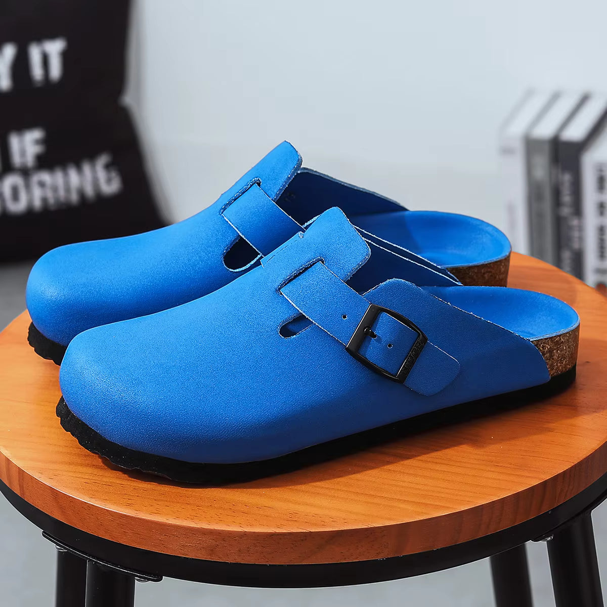 The Hoxton Men's Adjustable Buckle Comfort Clogs