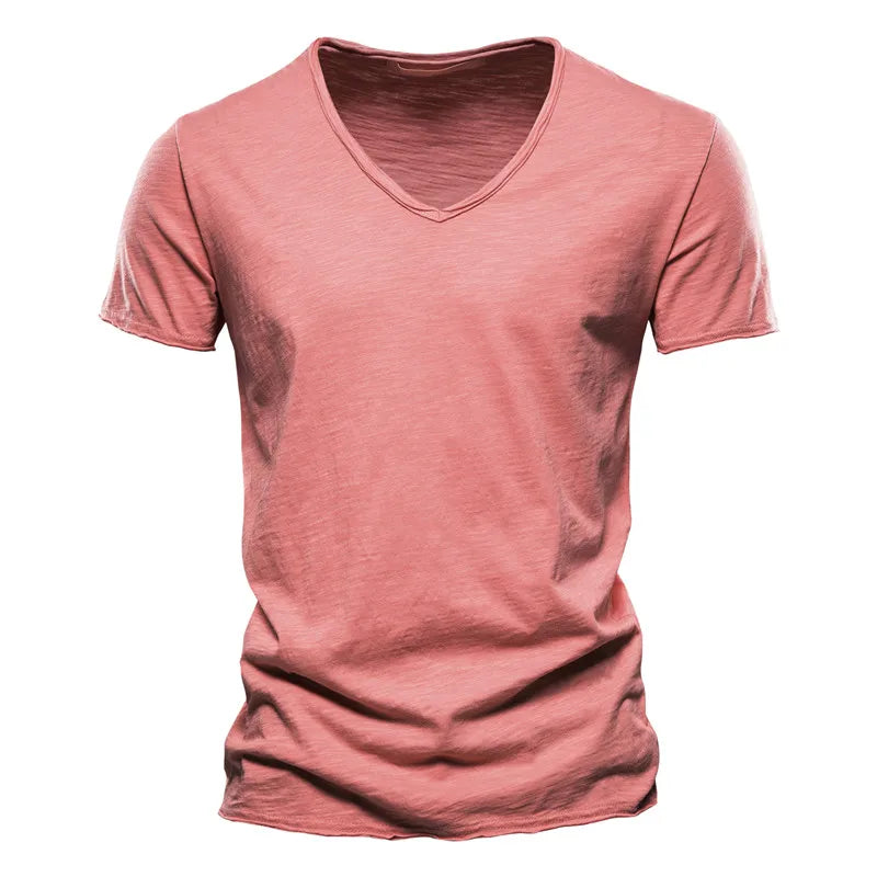 The Buckhead Men's Soft Cotton V Neck T Shirt