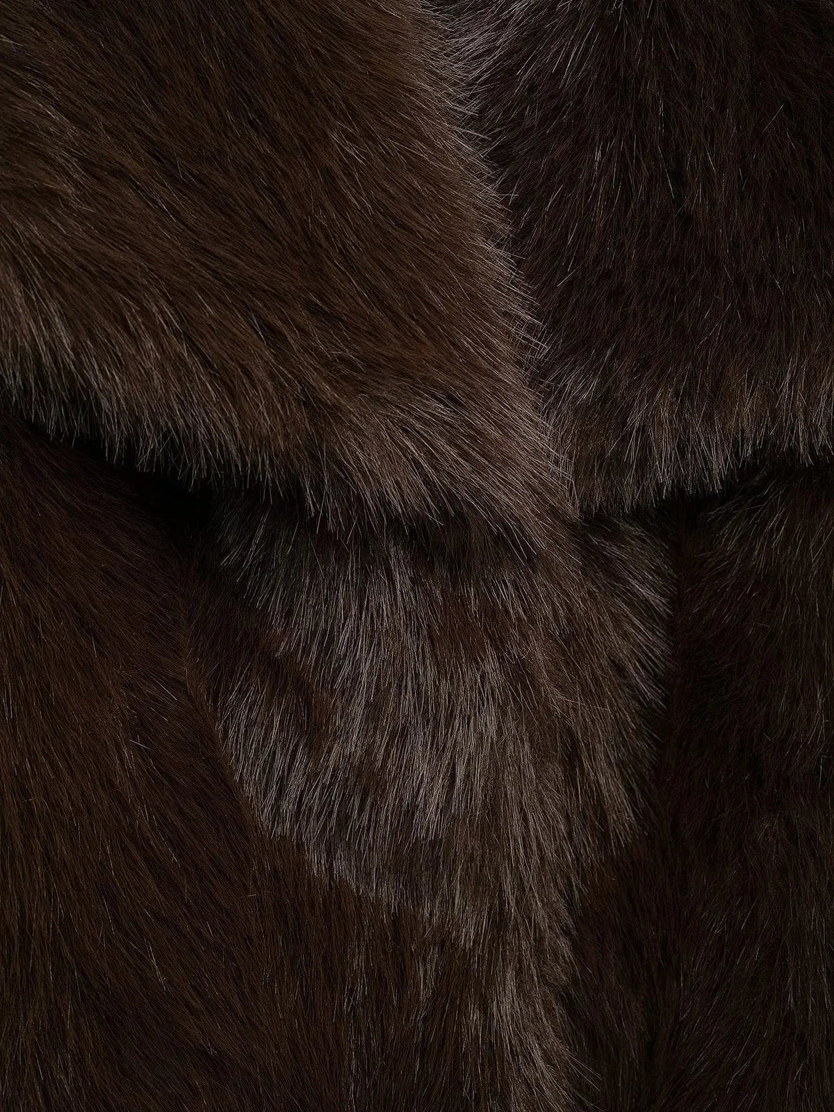 Women's Brown Faux Fur Coat