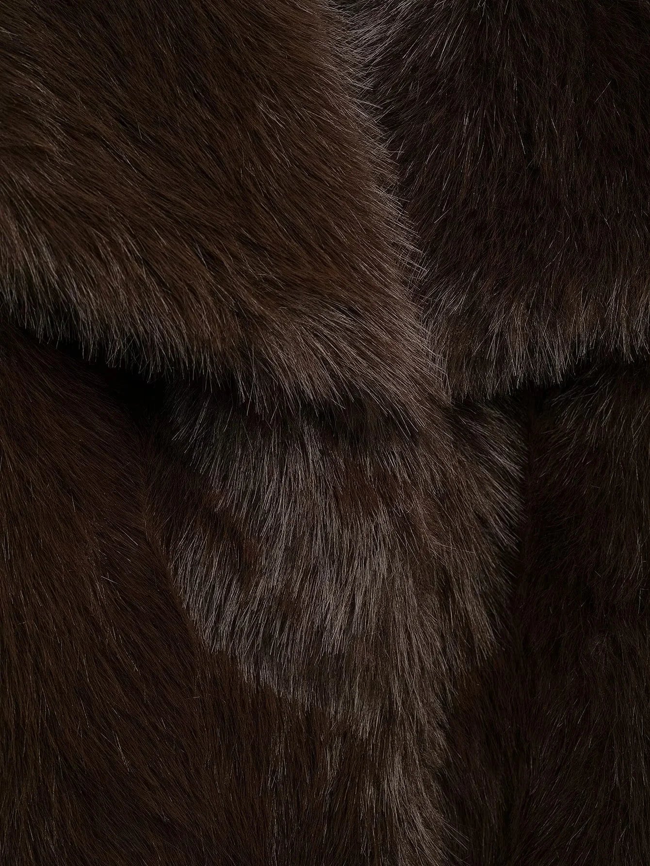 Women's Brown Faux Fur Coat