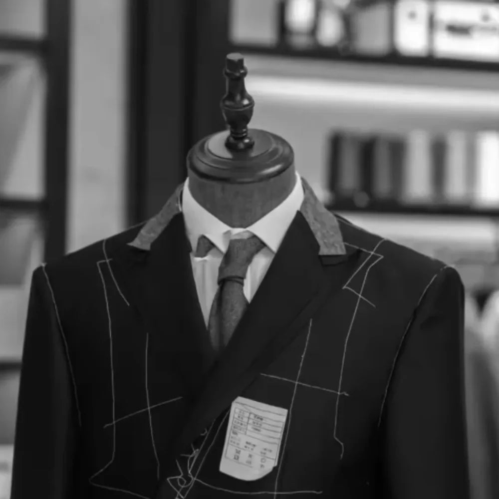 Men's Herringbone Blazer – Cashmere Blend