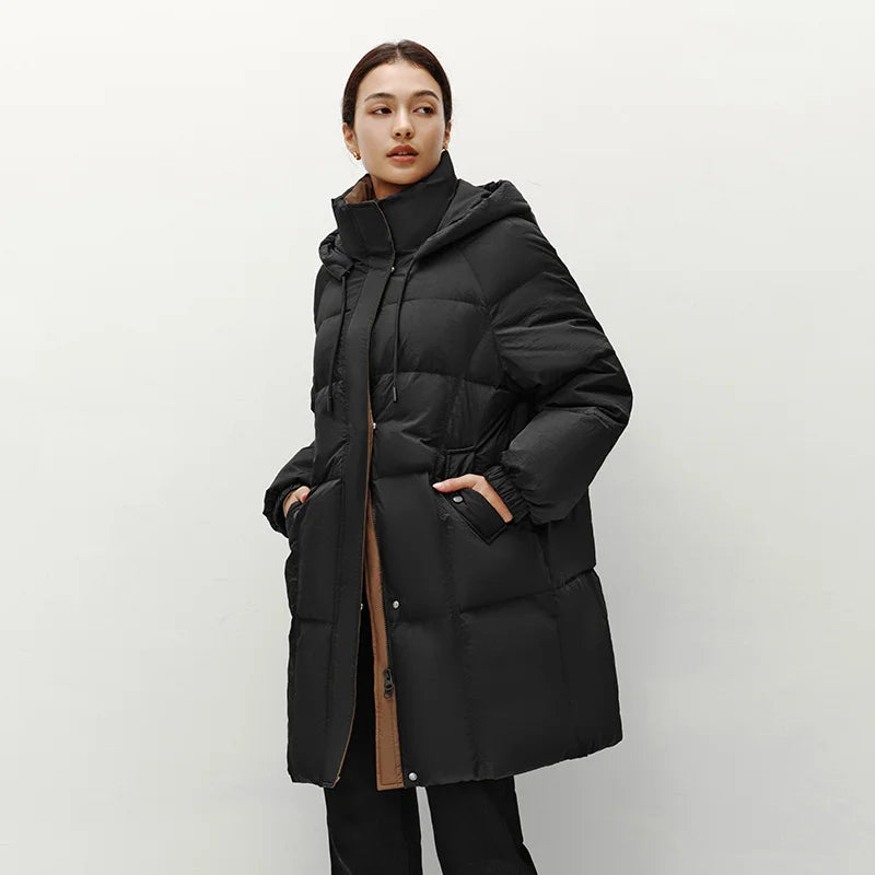 Women's Down Filled Long Coat