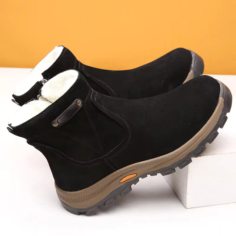 The Bruton Men's Shearling Lined Non Slip Winter Boots