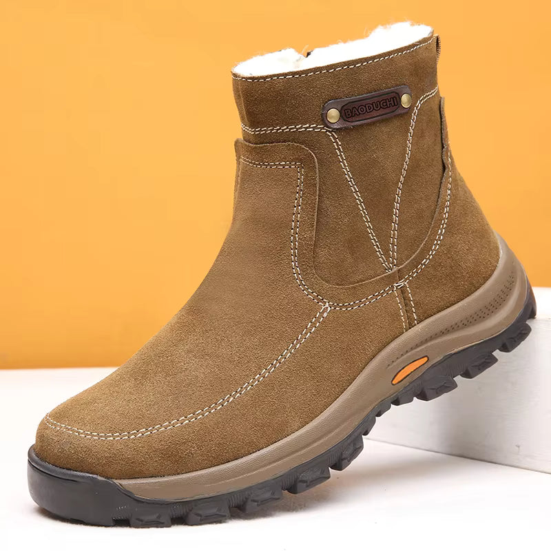 The Bruton Men's Shearling Lined Non Slip Winter Boots