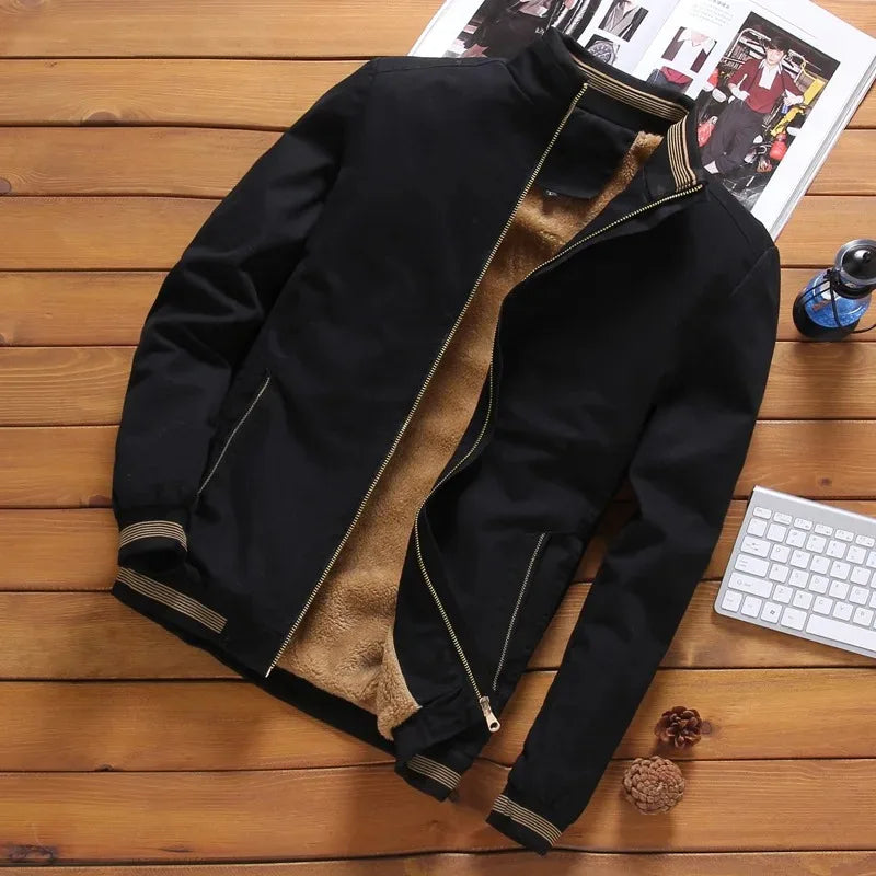 Men's Fleece Lined Jacket – Zip Front