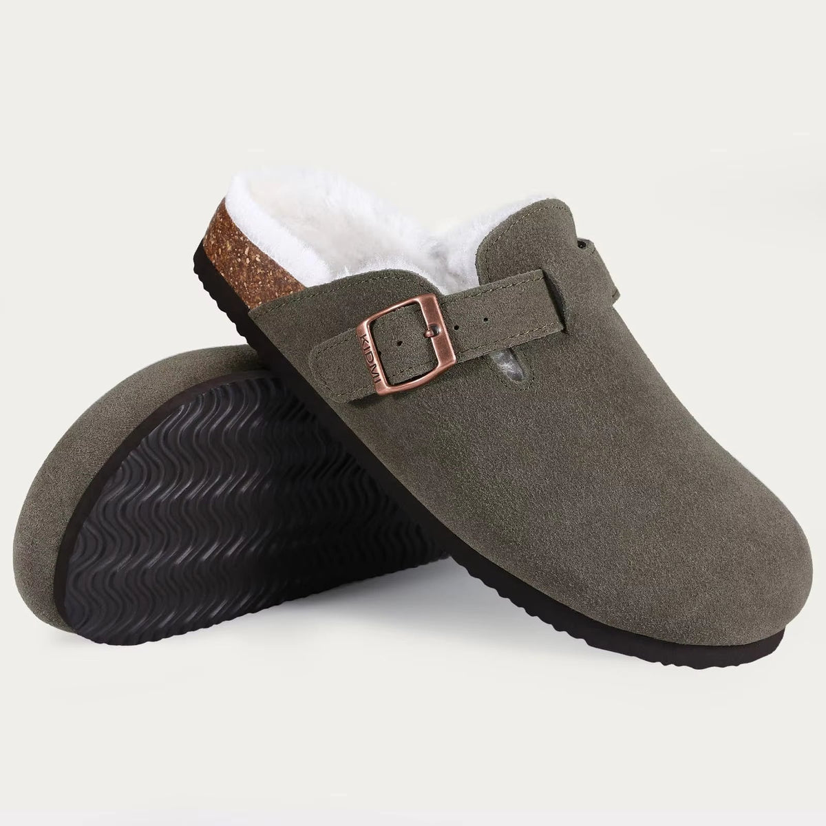 The Canonbury Men's Fleece Lined Buckle Winter Clogs