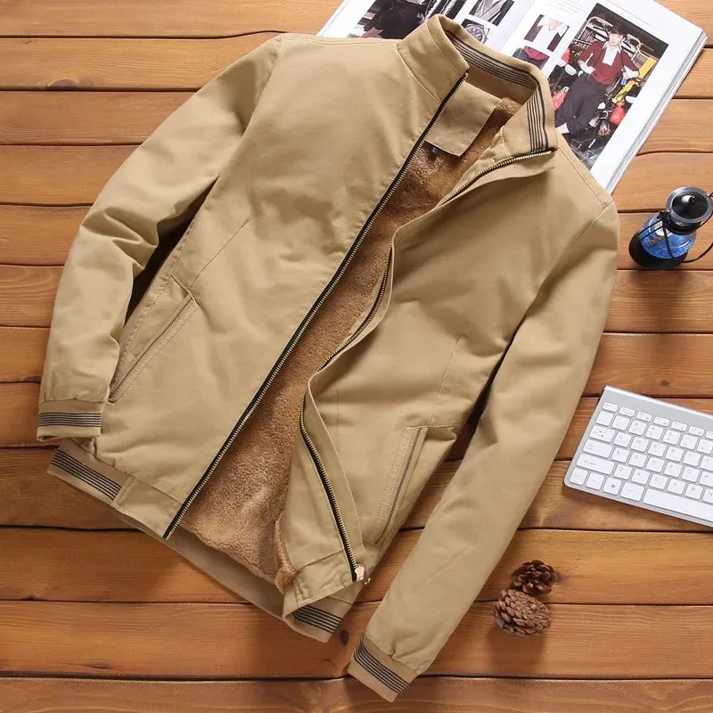 Men's Fleece Lined Jacket – Zip Front