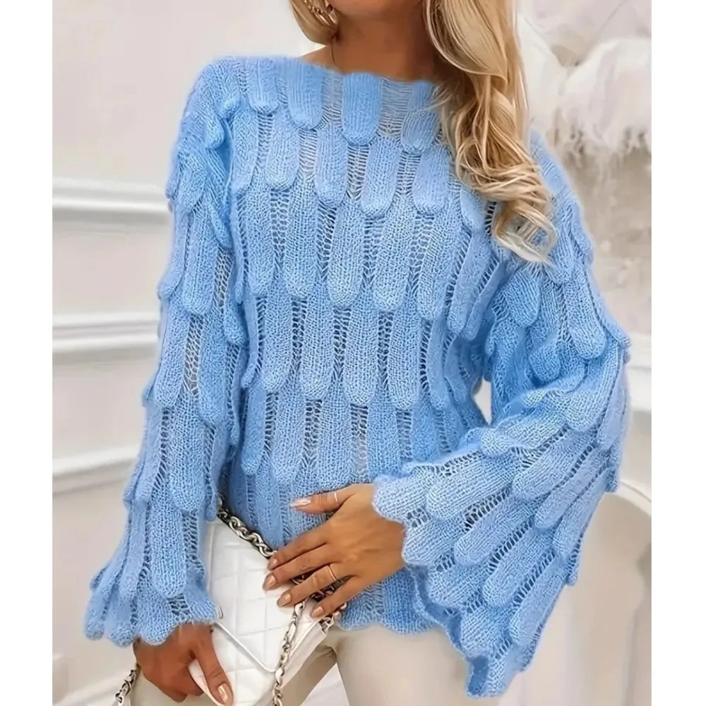 Women's Light Feather Knit Top