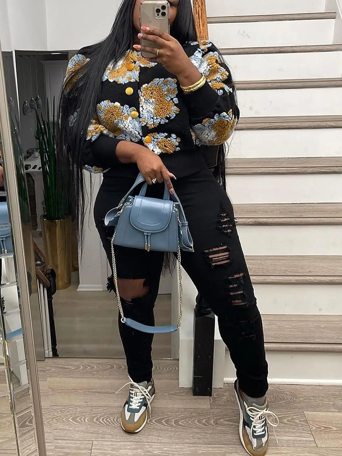 Women's Short Jacquard Jacket