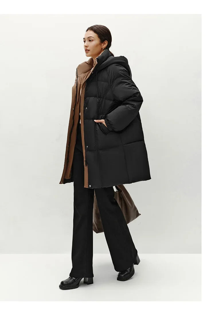 Women's Down Filled Long Coat