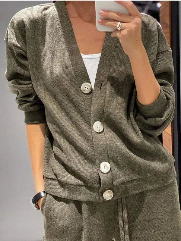 Women's Knit Two Piece Lounge Set