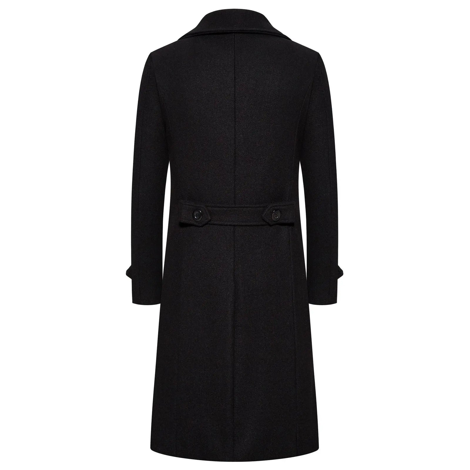 Men's Slim Wool Trench Coat – Double Breasted