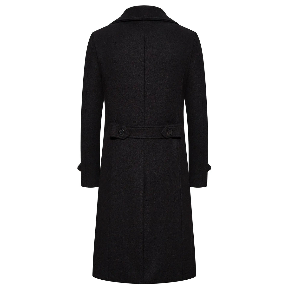 Men's Slim Wool Coat – Long Double Breasted