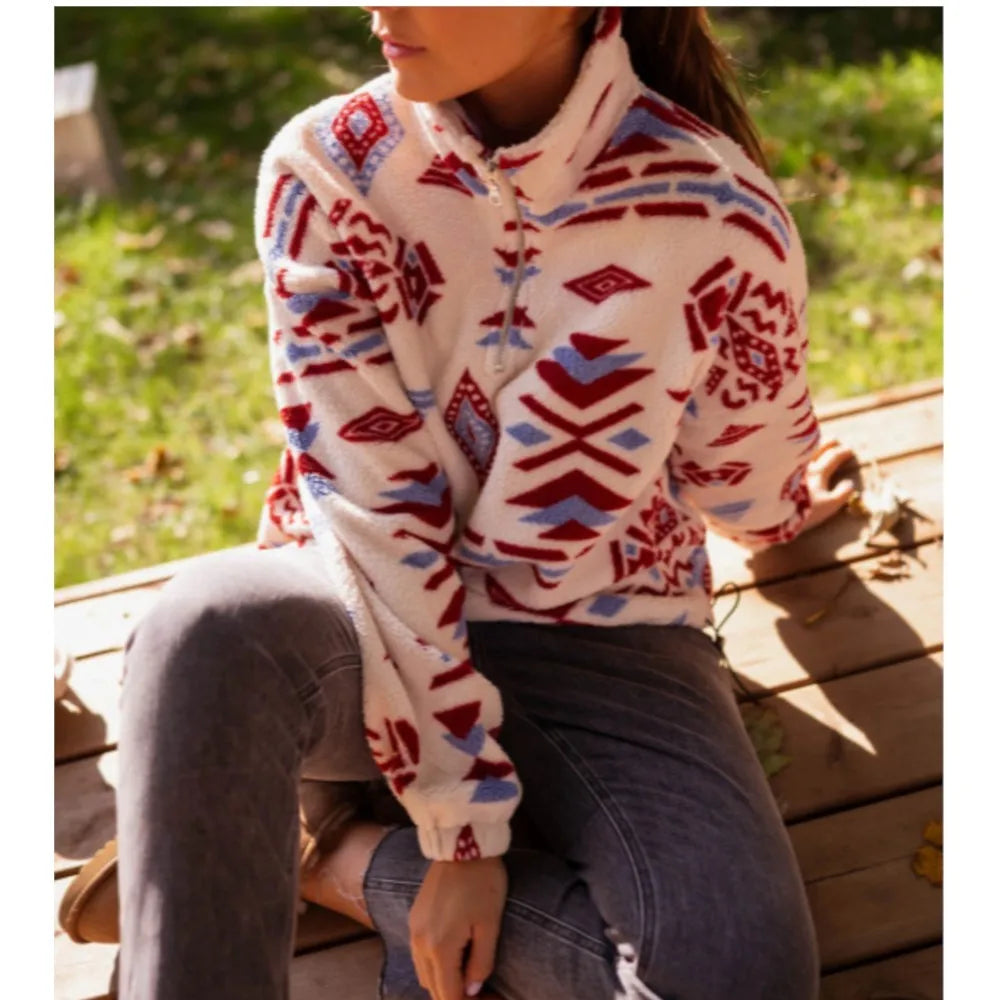 Women's Fleece Pullover and Trousers Set