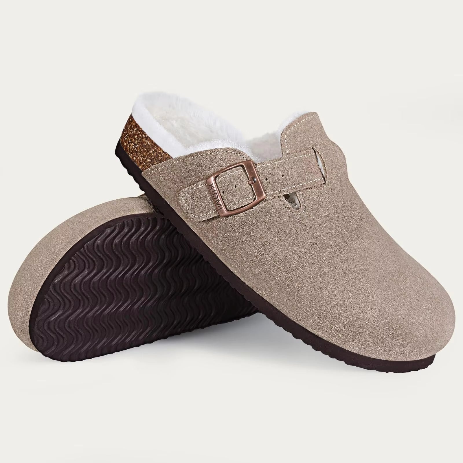 The Canonbury Men's Fleece Lined Buckle Winter Clogs